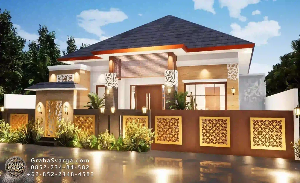 Inspirasi desain rumah di Penajam Paser Utara - Setio3D 2