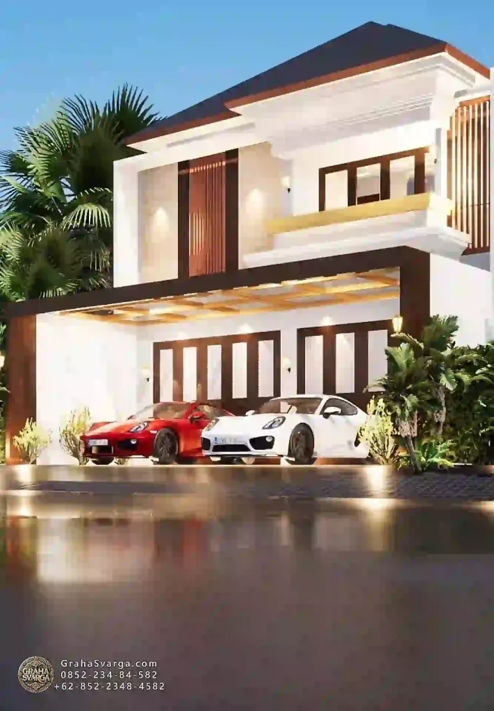 Inspirasi desain rumah di Penajam Paser Utara - Setio3D 6