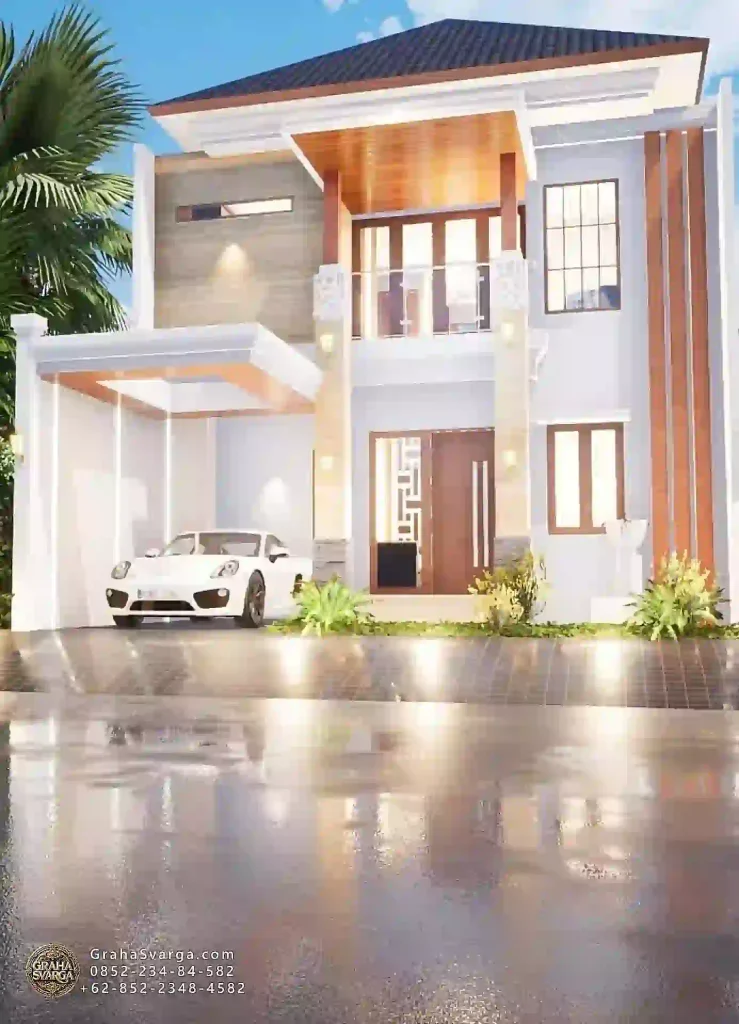 Inspirasi desain rumah di Sorong - Setio3D 3