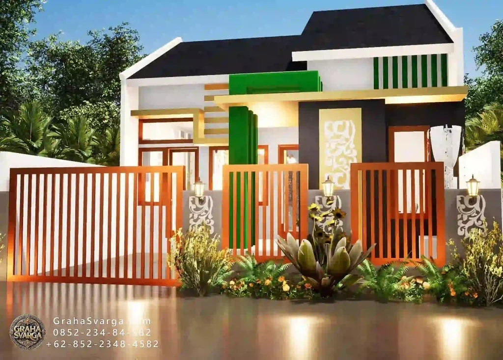 Inspirasi desain rumah di Solok - Setio3D 3