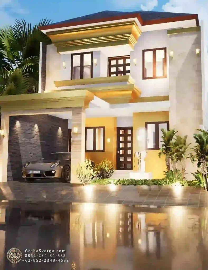 Inspirasi desain rumah di Banjar - Setio3D 1