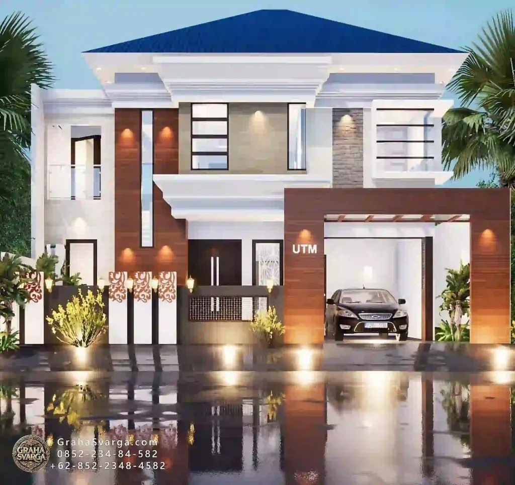 Inspirasi desain rumah di Solok - Setio3D 2