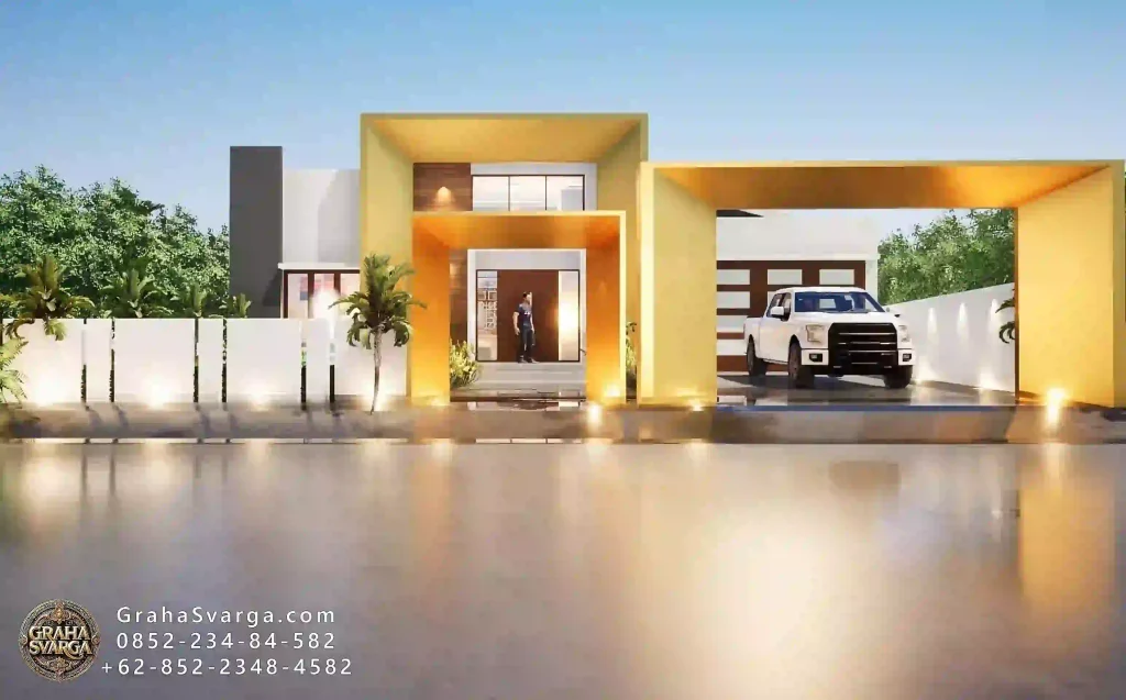 Inspirasi desain rumah di Bantul - Setio3D 2