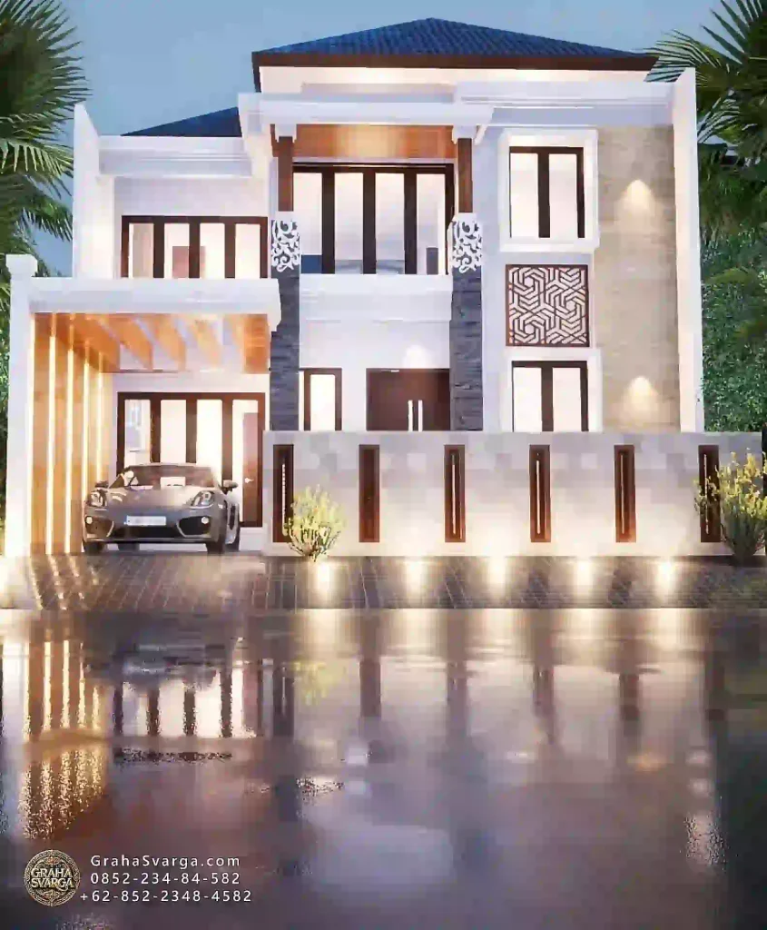 Inspirasi desain rumah di Banjar - Setio3D 6