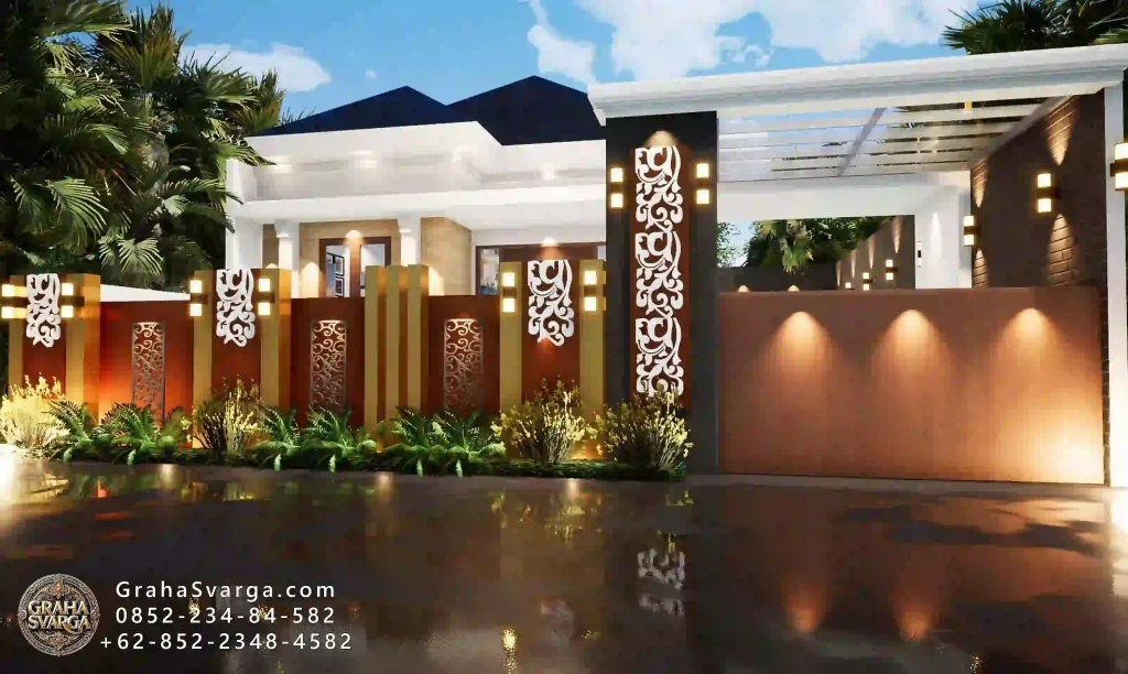 Inspirasi desain rumah di Bengkulu Utara - Setio3D 4