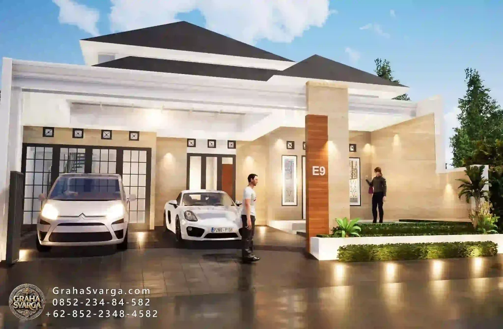 Inspirasi desain rumah di Pelalawan - Setio3D 2