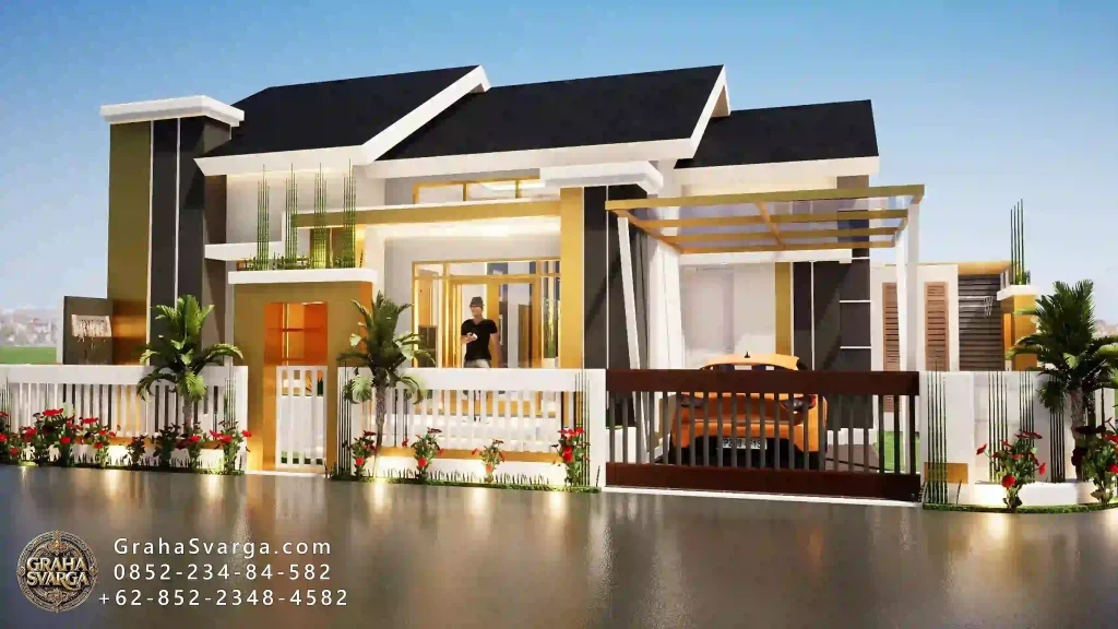 Inspirasi desain rumah di Bengkulu Utara - Setio3D 2